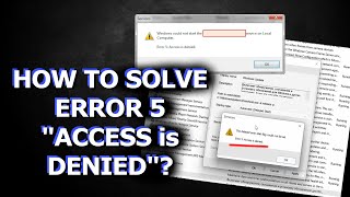 How to fix Error 5 access denied in windows 11 Windows Update Fix [upl. by Antipus646]