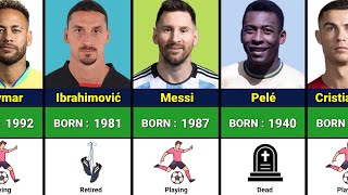 Best Footballers BORN in Every Year 19072007 [upl. by Liuka]