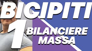 Allenamento Bicipiti con 1 Bilanciere per la Massa Muscolare [upl. by Kcajyllib]