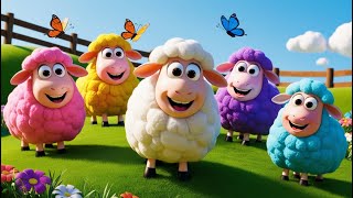 Sheep On The Hill  Baa Baa Black Sheep song  Nursery Rhymes  kidssong Cuckoobees14 [upl. by Elleirbag733]