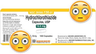 Hydrochlorothiazide Side Effects Dosage amp Uses [upl. by Moht]