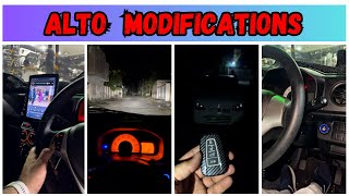 Alto Push Start Button installation  Alto Keyless Entry  Alto Modifications  Alto Modified [upl. by Calabrese]