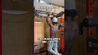 DO THIS PULLUP ROUTINE TO BUILD INSANE SHREDS 🔥🔥 motivation davidgoggins gym [upl. by Leirea687]