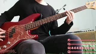 Escape The Fate  Situation Bass Cover Tabs [upl. by Inat]