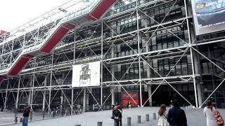 Centre Georges Pompidou Paris [upl. by Annay802]