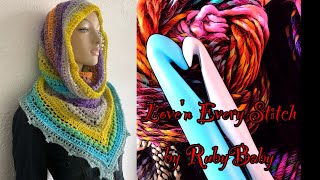 Steps to make a Bandana style Hooded Cowl [upl. by Emil946]