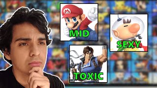 Tier Listing Every Super Smash Bro Player [upl. by Joao]