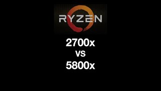 Ryzen 2700x to 5800x upgrade and comparison 1440p RTX 3060Ti [upl. by Ainehs]