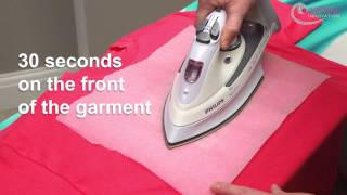 How to Iron on rhinestone transfers [upl. by Ynnig]