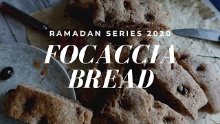 AMAZING WHOLE WHEAT FOCACCIA BREAD HEALTHIER VERSION  RAMADAN SERIES 2020 [upl. by Nylassej517]