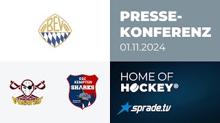 01112024  Pressekonferenz  ESV Buchloe vs ESC Kempten [upl. by Sorrows]