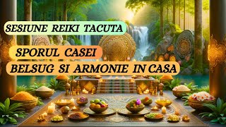 SESIUNE REIKI TACUTA  SPORUL CASEI  BELȘUG ȘI ARMONIE ÎN CASĂ [upl. by Erbes]