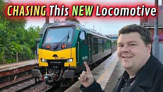 CHASING Britains NEWEST and FIRST TriMode Locomotive [upl. by Oettam]