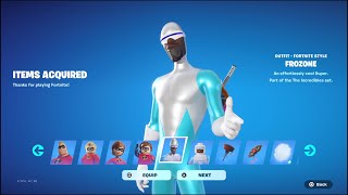 Frozone Gameplay  Fortnite Highlight [upl. by Rauscher]