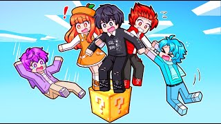 The Squad Is STUCK On ONE LUCKY BLOCK In Minecraft [upl. by Anitsugua52]