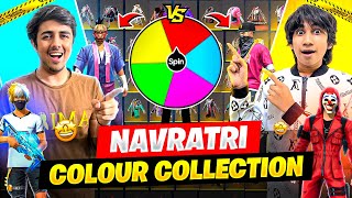 Navratri 🎊Colour Collection Versus 🌈  Which Colour Wins Tsg Ronish Vs Tsg Mann  Garena Free Fire [upl. by Yeliab]