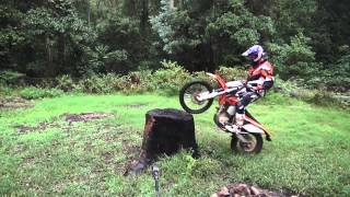 Chris Birch KTM350 EXC  Stumped [upl. by Maxine192]