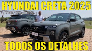 Novo Hyundai Creta 2025  O que mudou versões e todos os detalhes [upl. by Anelaf531]