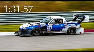 Road Atlanta SCCA TT 131 Turbo K Miata [upl. by Budd]