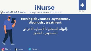 Meningitis causes symptoms treatment \ التهاب السحايا ، الأسباب ، الأعراض ، العلاج [upl. by Kristofor]