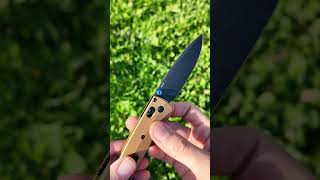 Benchmade 535BK07 Bugout Burnt Brass M390 [upl. by Aiuqenehs]