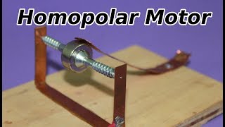 Horizontal Homopolar Motor [upl. by Nyleve]