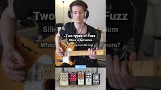 Silicon vs Germanium Fuzz shorts guitarpedals guitartone pedalboard [upl. by Modeste]