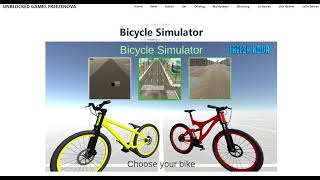 Bicycle Simulator Unblocked [upl. by Ayotak]