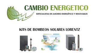 Kits de Bombeo solar lorentz [upl. by Kenay588]