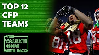 College Football Playoff Preview  The Valenti Show with Rico [upl. by Novello58]