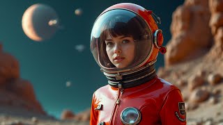 Retro Future Fantasy Retro Girls Meet DEEP SPACE Technology 4K [upl. by Eleinad]