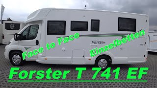 Forster T 741 EF Wohnmobil Teilintegriert mit Einzelbetten und Face to Face😉 Unsere Roomtour  Fazit [upl. by Menides380]