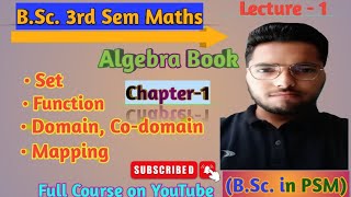 BSc 3rd semester Mathematics Algebra Chapter1 Equivalce Relations and Partitions Bsc ccsu [upl. by Cyrus]