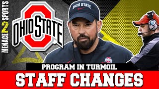 Ohio State Football Coach Ryan Day Making Staff Changes [upl. by Aihsinat]