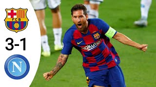 Barcelona vs Napoli 31 All Goals amp Extended highlights UCL 2020 [upl. by Kiel]