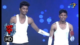 Raju Performance  Dhee 10  28th March 2018  ETV Telugu [upl. by Annaig]