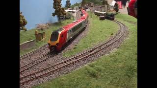 The Old HORNBY is LNER Class A1 No4472 Flying Scotsman in OO Gauge Layout at WCGoME V2 [upl. by Cullie121]