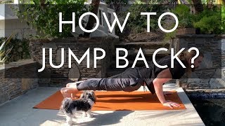 Yoga for beginner  How to jump back to chaturanga  common mistakes [upl. by Janka303]