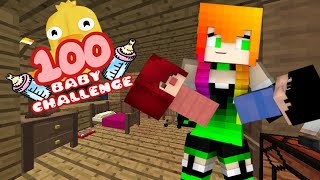 100 BABY CHALLENGE  20  MINECRAFT 100K 3 [upl. by Aynotak934]