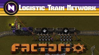 Factorio Engineering  Logistic Train Network [upl. by Meyer]