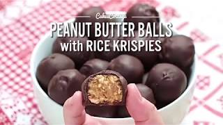 PEANUT BUTTER BALLS with RICE KRISPIES [upl. by Anyer967]