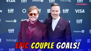 Elton John Brings Hubby David Furnish As His Date To Elton John Never Too Late TIFF Premiere N18G [upl. by Amsirak]