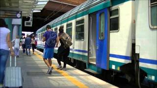 Treni stazione tiburtina Roma HD trains  railways [upl. by Wylma143]