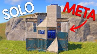 How To Build a Cheap SOLO BUNKER Base  Rust base design [upl. by Yelserp]