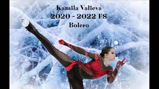 Kamila Valieva FS 2020  2022 Bolero [upl. by Eladnwahs]