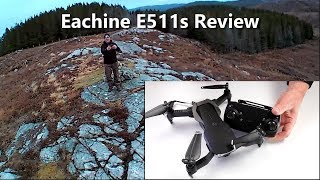 Eachine E511s Foldable TX or APP flight HD camera DJI Mavic Air Copy sort of [upl. by Eellek]