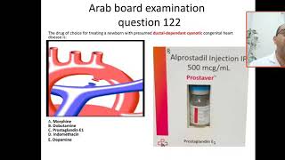 MCQ 122 whats the drug of choice in duct dependent cyanotic heart disease prostaglandin E1TOFTGA [upl. by Adaiha]