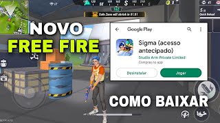 COPIOU O FREE FIRE COMO BAIXAR O NOVO JOGO SIGMA EM QUALQUER CELULAR NOVO JOGO SIGMA BATTLE ROYALE [upl. by Susejedairam]