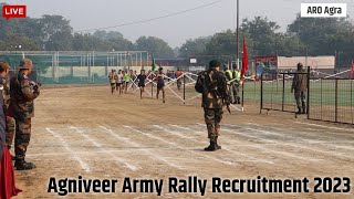 Agniveer Army Rally Bharti 2023  Army Bharti 2023  Indian Army Bharti 2023  ARO Agra Army Bharti [upl. by Einahpetse]