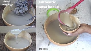 How to make authenthic Hausa kooko with a TWIST [upl. by Inalawi]